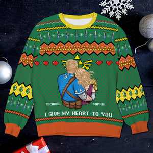 Personalized Christmas Gifts For Gamers Couple Ugly Sweater 01KAQN300924HH-Homacus