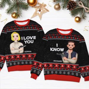 Personalized Gift For Couple Christmas Ugly Sweater 02toqn181024hg-Homacus