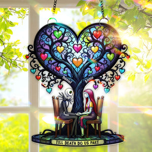 Eternal Love Tree Suncatcher - Personalized Gifts For Couple 05PGLU160725-Homacus