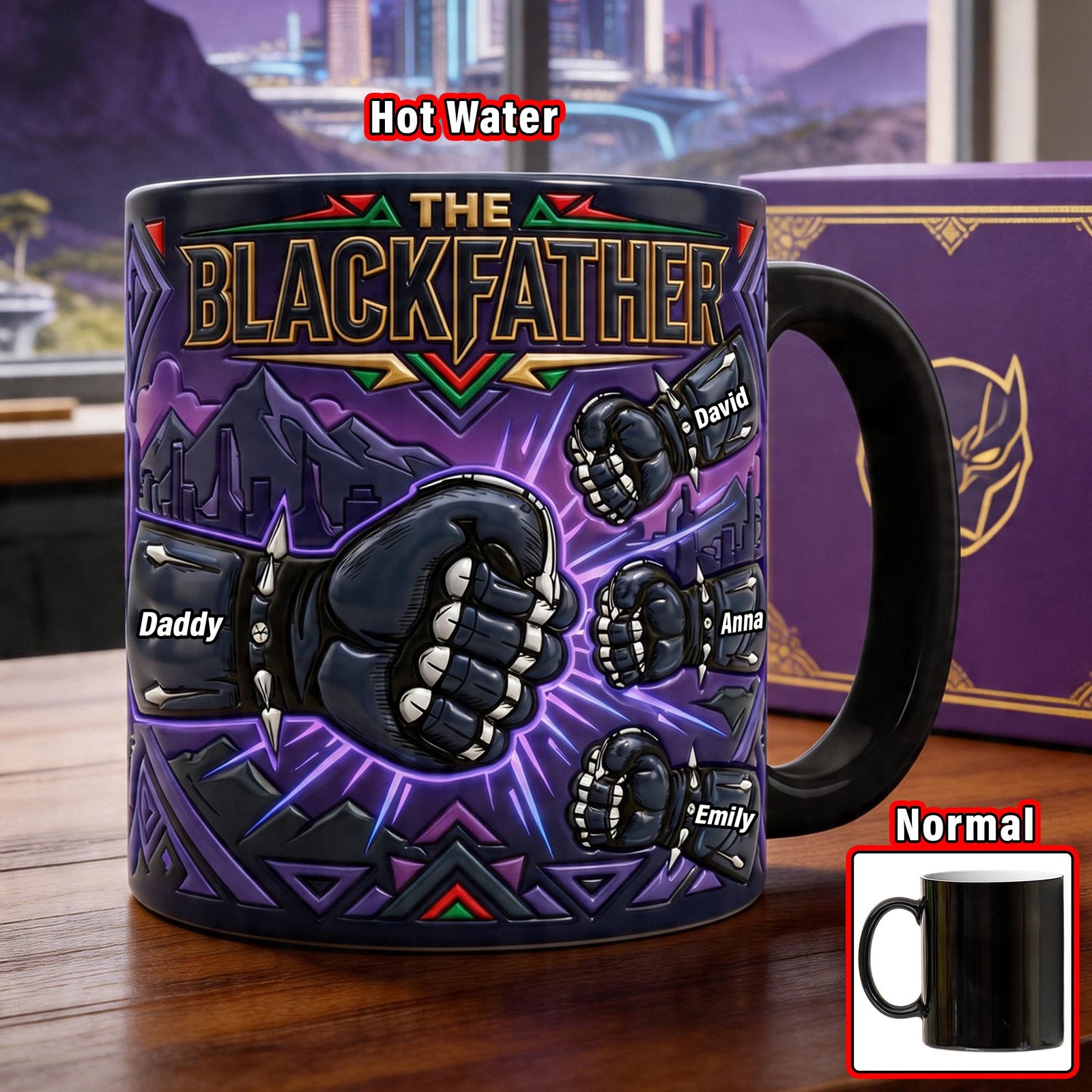 Father Of Power Magic Mug - Personalized Gifts For Dad 02NAQN200426-Homacus