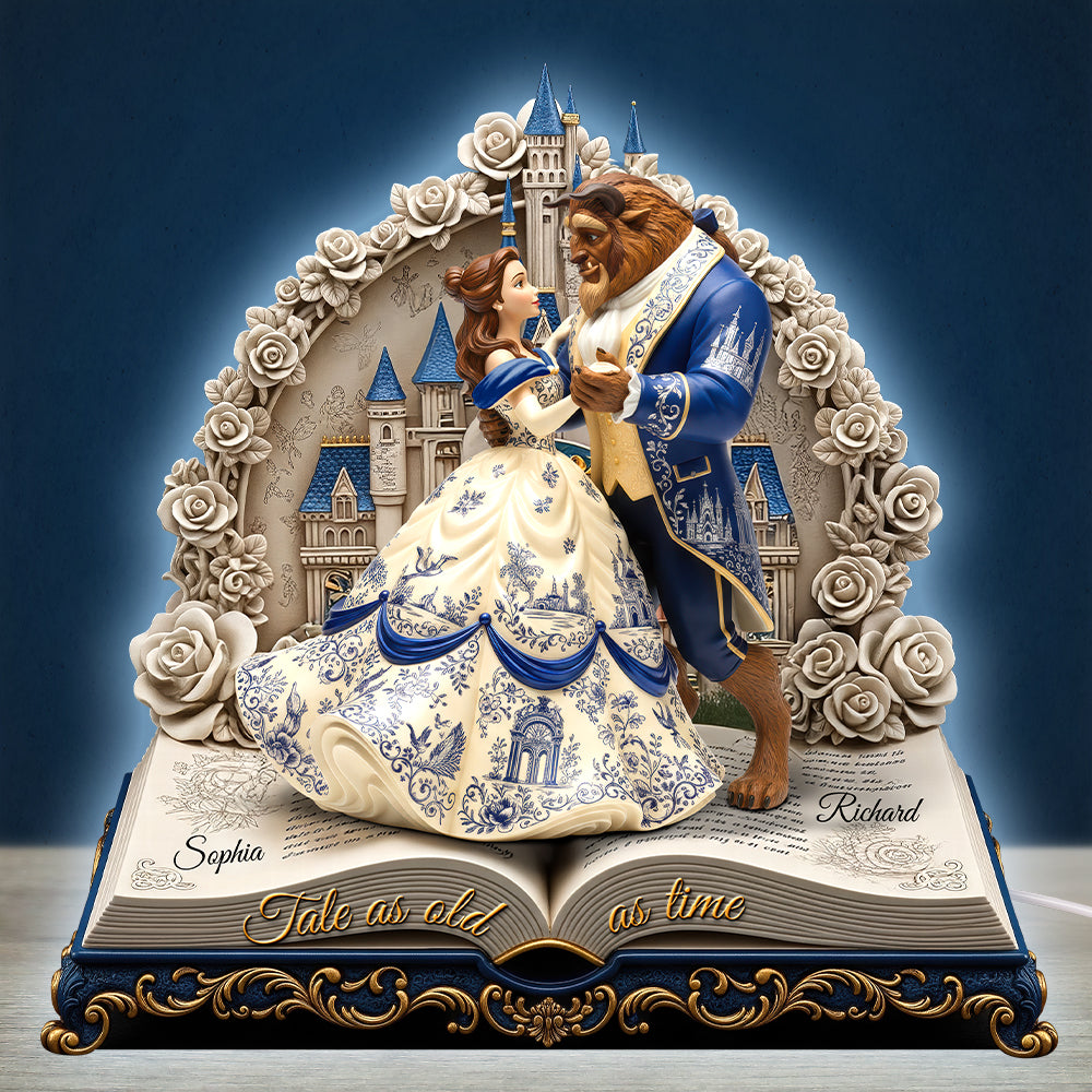 Romantic Couple Acrylic Light Box - Personalized Gifts For Couple 04PGQN301025-Homacus