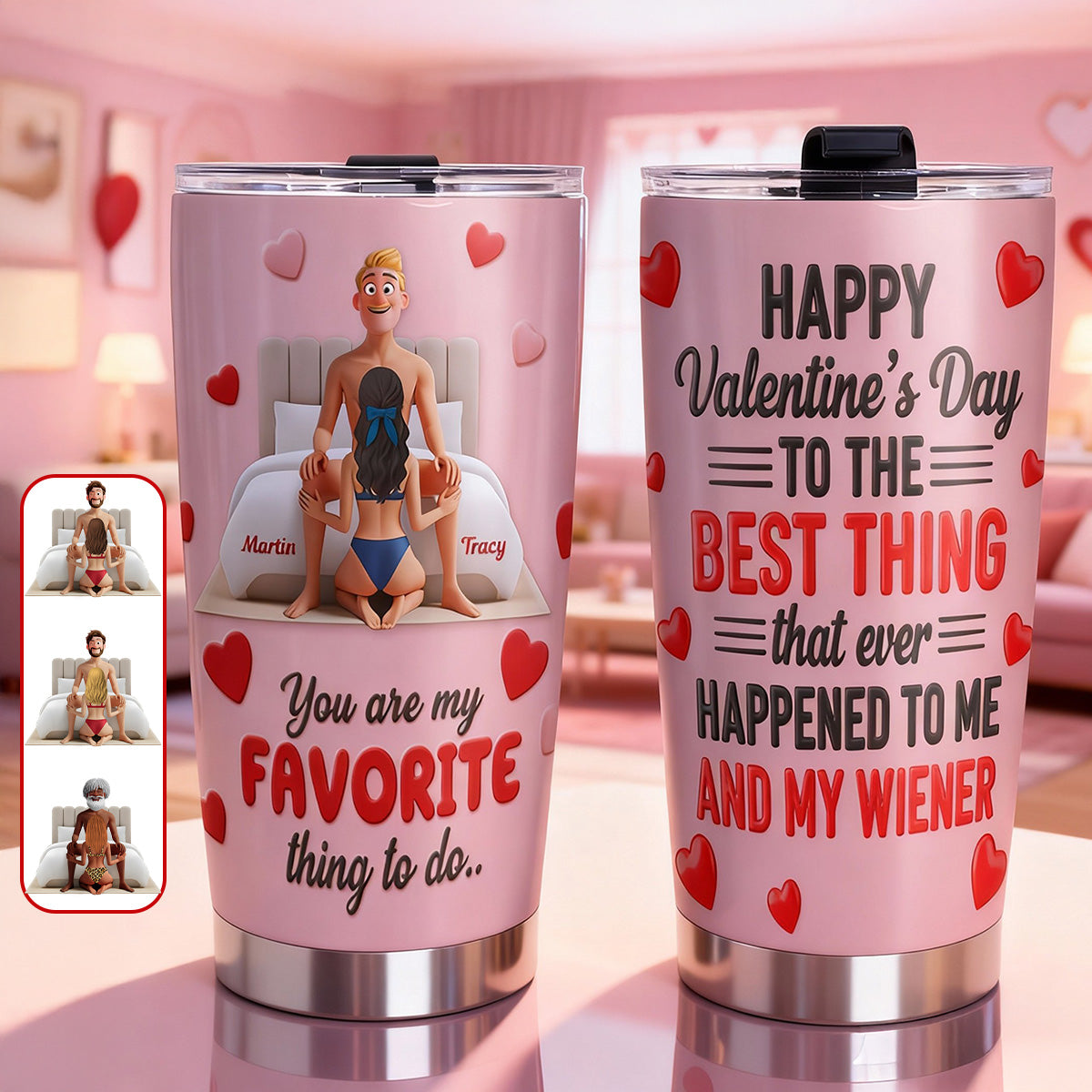 Naughty Couple Tumbler - Personalized Gifts For Couple 02kimg020226-Homacus