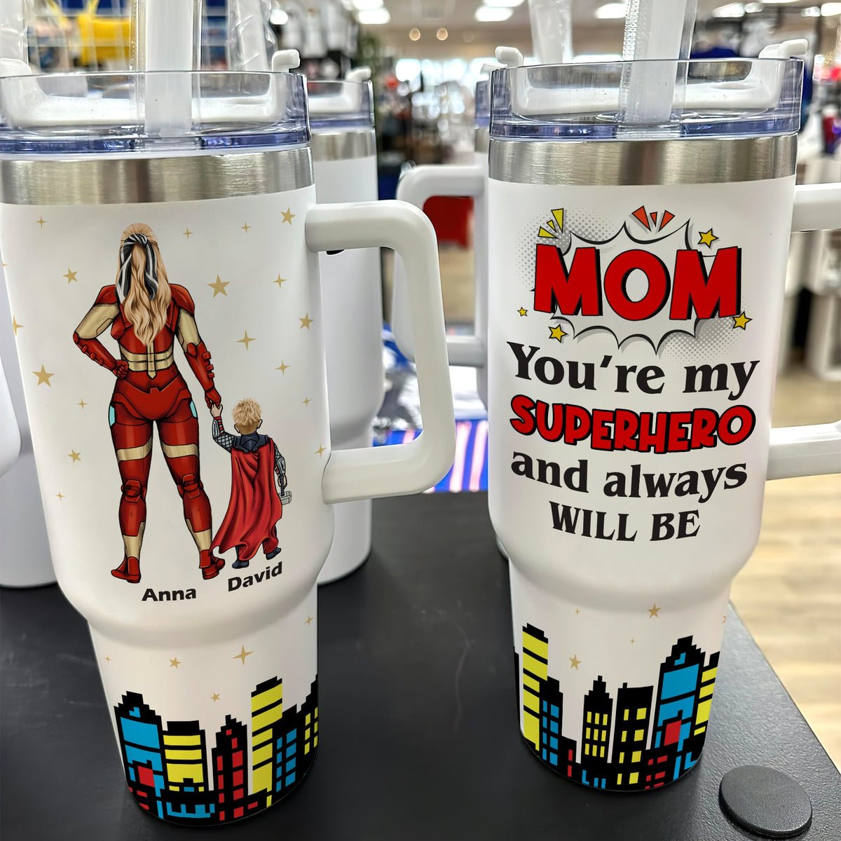 You're My Hero Personalized Gifts For Mom Tumbler 031natn190324pa-Homacus