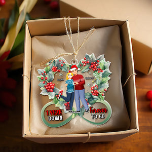 Personalized Gift For Couple, Heart Shaped Hands Couple Acrylic Ornament 01TOQN011024PA-Homacus