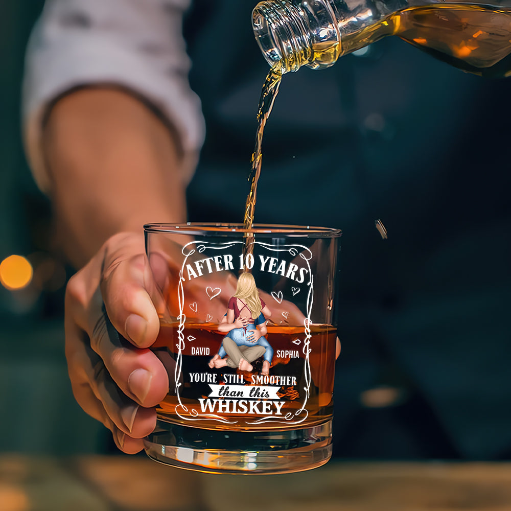 Couple Whiskey Glass - Personalized Gifts 04qhtn231224hh-Homacus