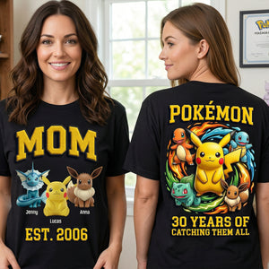 Catching Mom Shirt - Personalized Gifts For Mom 03NATN250326-Homacus