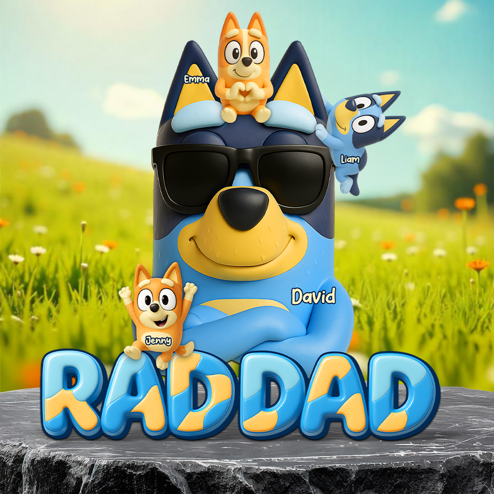 Dog Dad Plaque - Personalized Gifts For Dad 03napu170525-Homacus