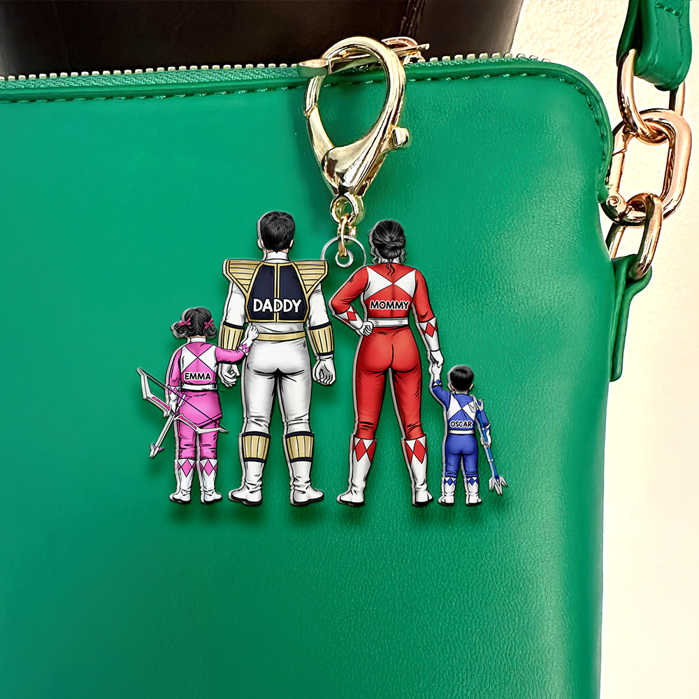 Personalized Gifts For Family Keychain The Holding Hands Family 02QHHU240225HH-Homacus