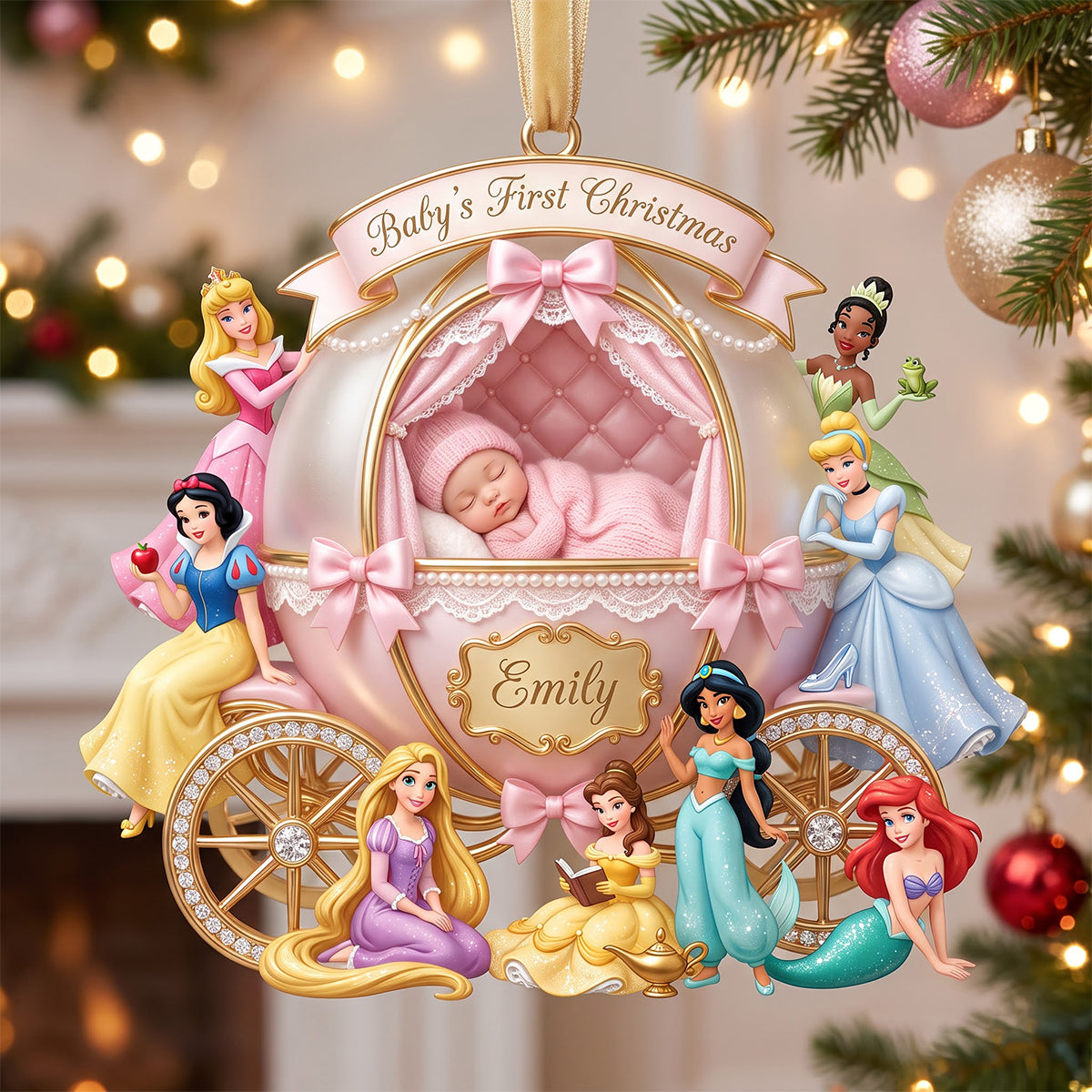 Newborn Kid Christmas Ornament - Personalized Gifts For Christmas 05natn091026-Homacus