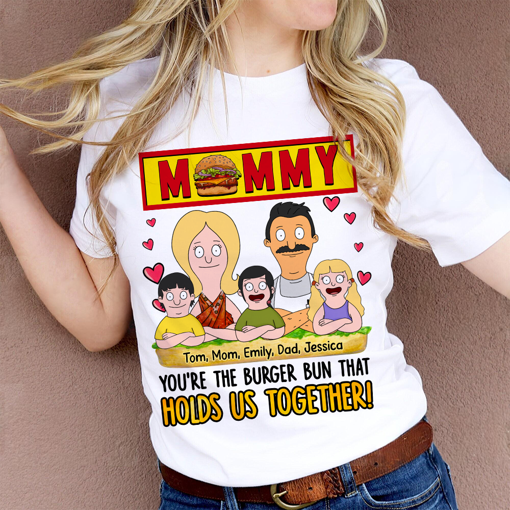 Personalized Gifts For Mom Shirt Mommy Burger 01DTDT110325HG-Homacus