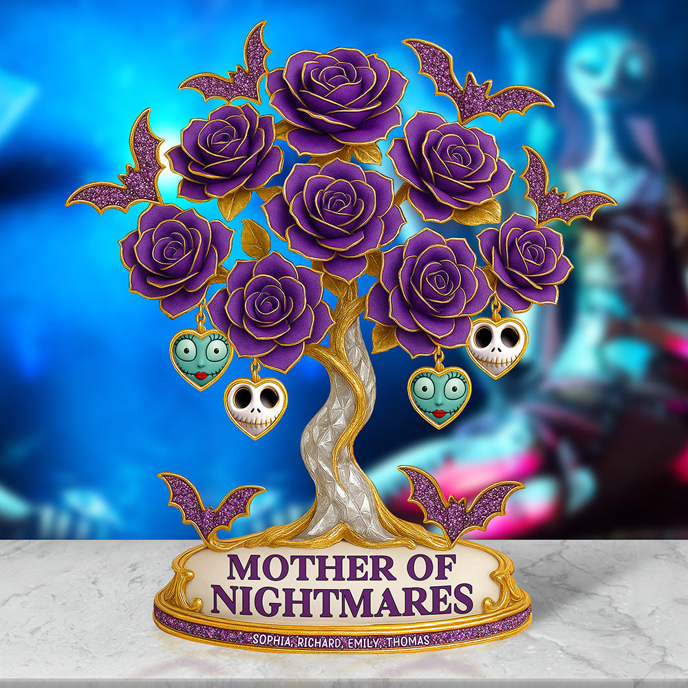 Mom Flowers Acrylic Plaque - Personalized Gifts For Mom 03ohqn240425-Homacus