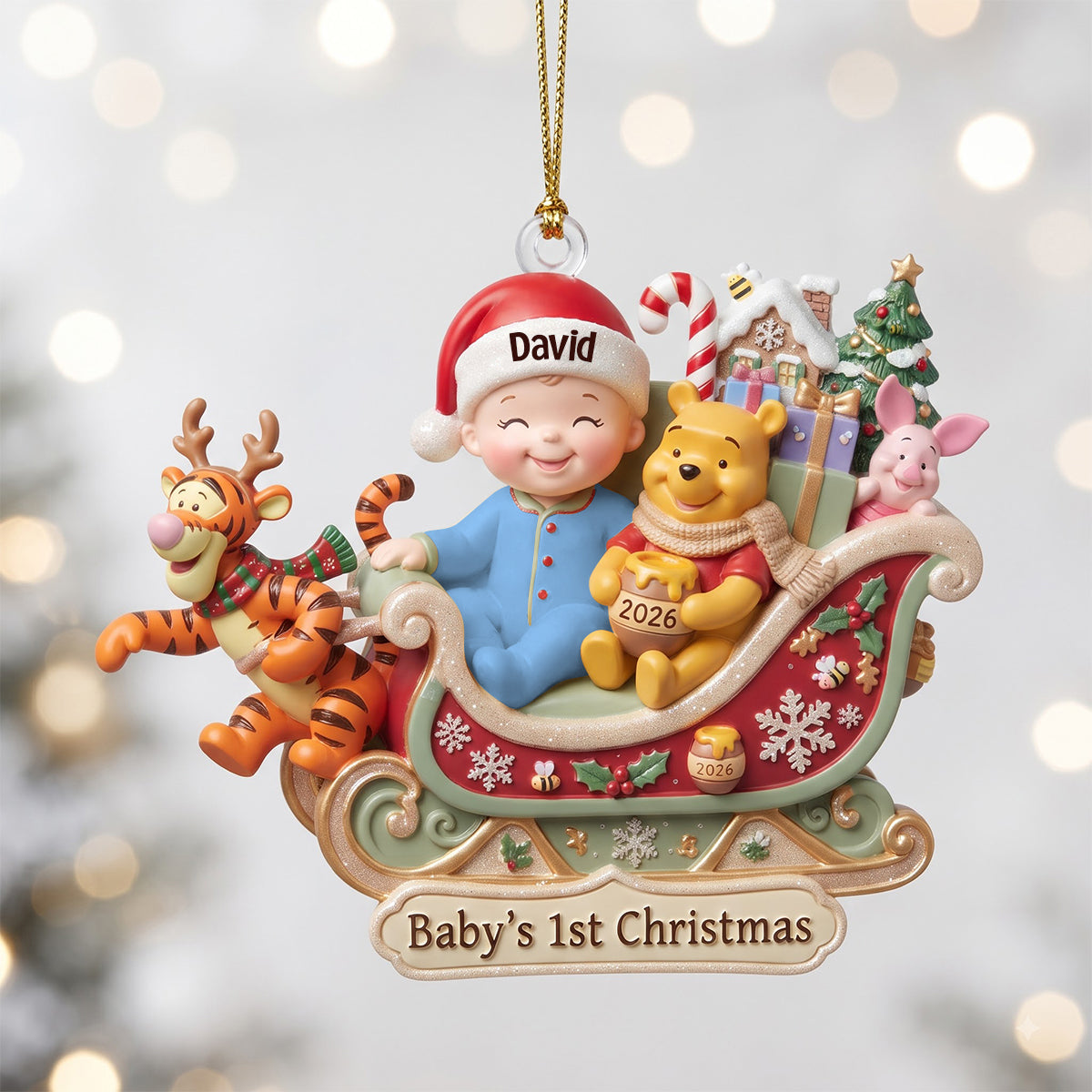 Lovely Baby Acrylic Ornament - Personalized Christmas Gifts 01tytn110826