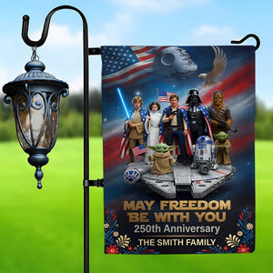 250th Anniversary Garden Flag - Personalized Gifts For Patriotics Garden Flag 01TYQN110626-Homacus
