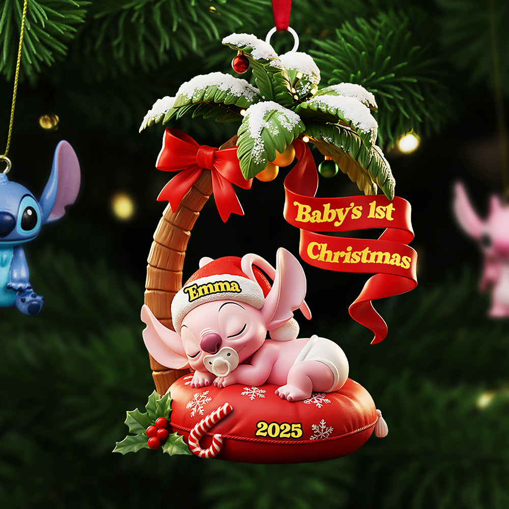 Personalized Gifts For Christmas, New Born Baby Acrylic Ornament 03kita300925-Homacus