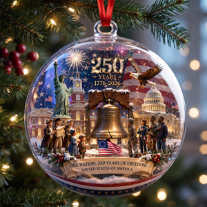 Glory Year Acrylic Christmas Ornament, Personalized Gifts For Patriots 03qhlu310826-Homacus