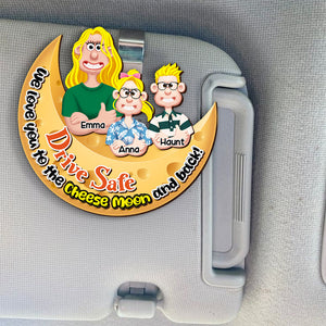 Personalized Car Visor Clip - Personalized Gifts For Parents, Drive Safe 04KALU130225PA-Homacus