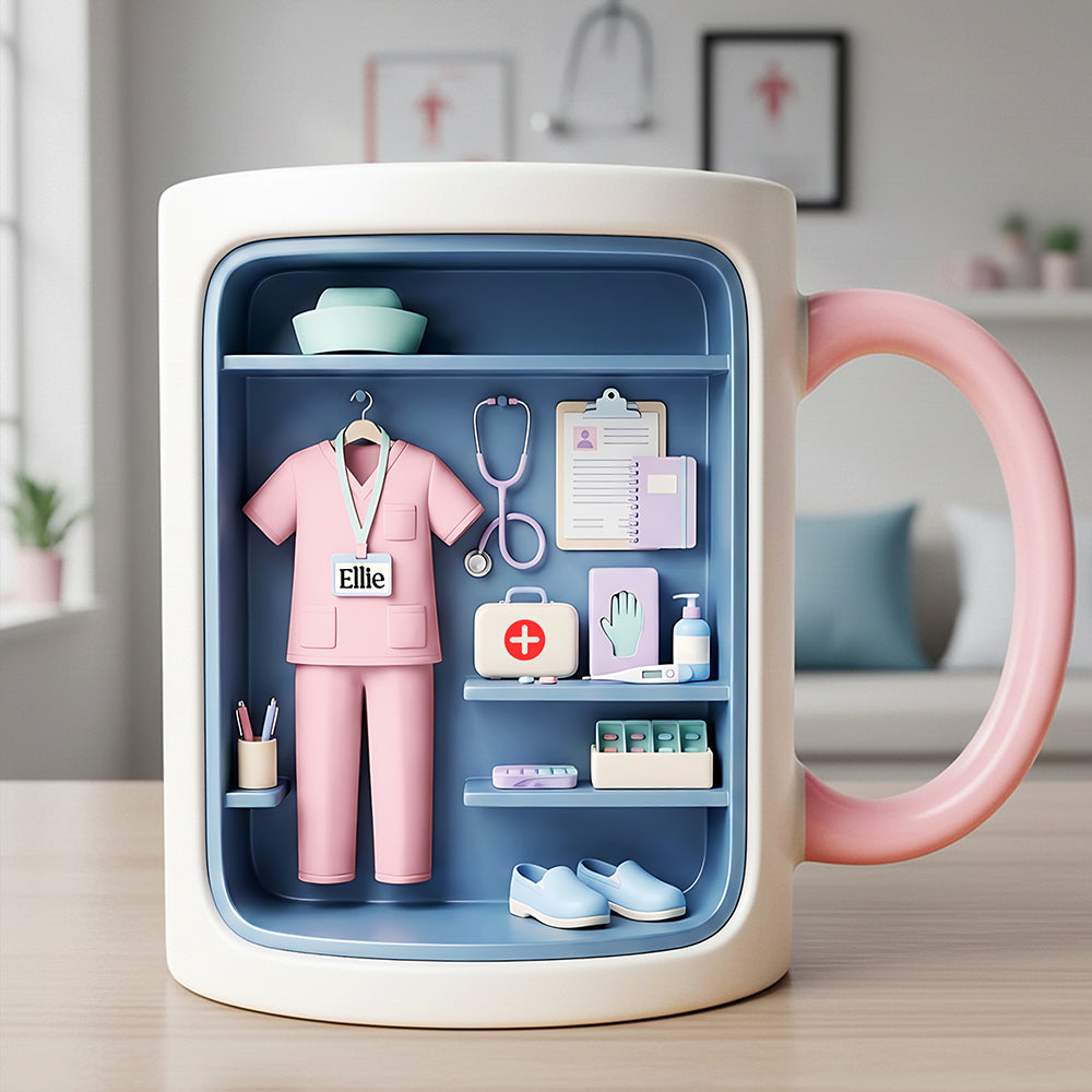 Nurse Coffee Accent Mug - Personalized Gifts For Nurse 03kita241225-Homacus