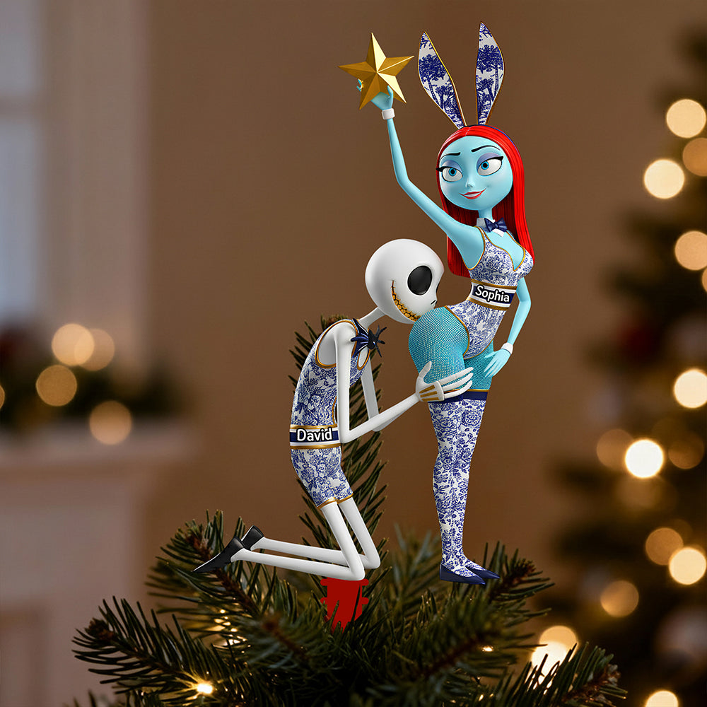 Couple Forever Tree Topper Personalized Gifts For Couple 02OHDT201125-Homacus