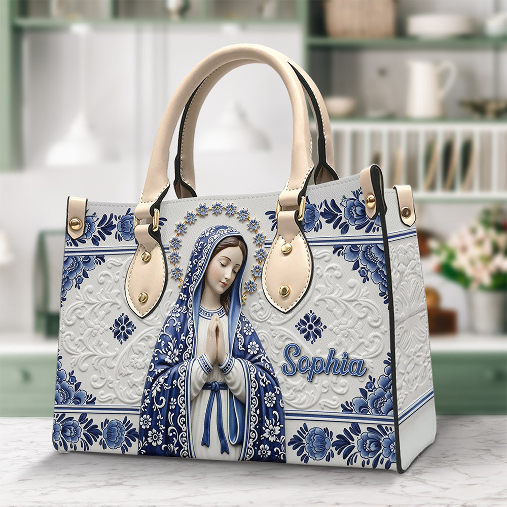 Ave Maria Leather Bag Personalized Gifts For Catholic 02NAQN100725-Homacus