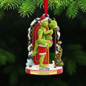 Naughty Couple Christmas Ornament - Personalized Gifts For Couple 02ohta131025-Homacus