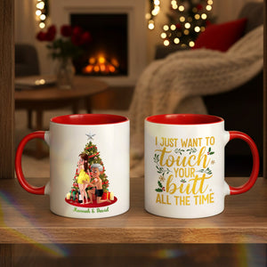 Naughty Couple Coffee Accent Mug - Personalized Gifts For Couple Coffee Mug 02NAMG120925HG