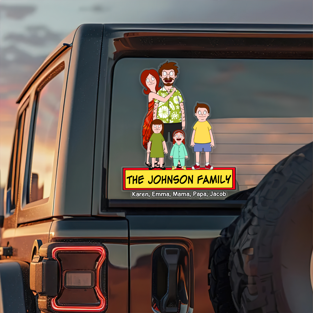 Personalized Gifts For Family Decal 01acpu130225hg-Homacus