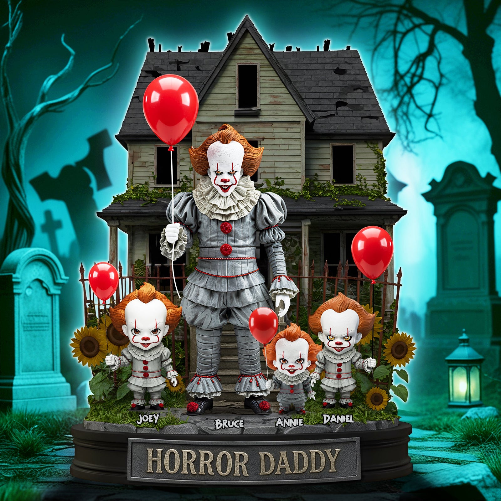 Horror Daddy Acrylic Plaque - Personalized Gift For Dad 02QHLU030525-Homacus