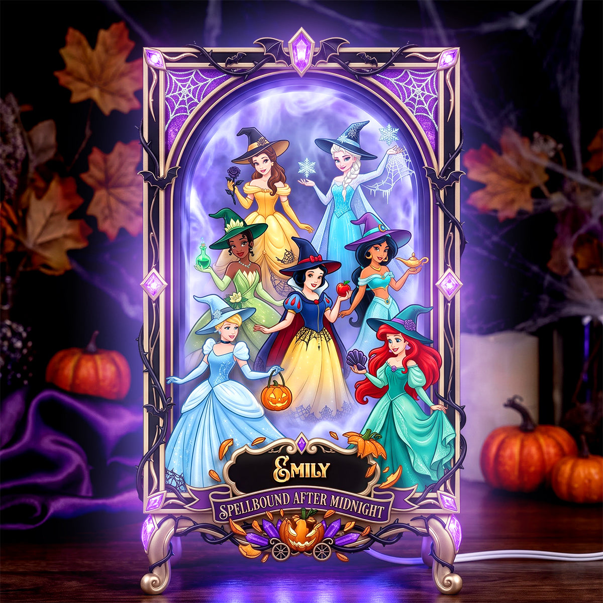 Spellbound Halloween Light Box Personalized Gifts For Sisterhood 04HADH210826-Homacus