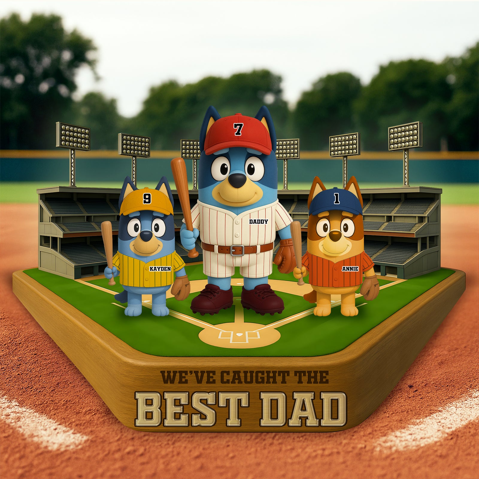 Best Dad Acrylic Plaque - Personalized Gifts For Father 03OHLU080525-Homacus