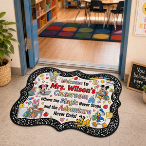 Teacher Custom Shape Doormat - Personalized Gifts For Teacher 01nadh090726-Homacus