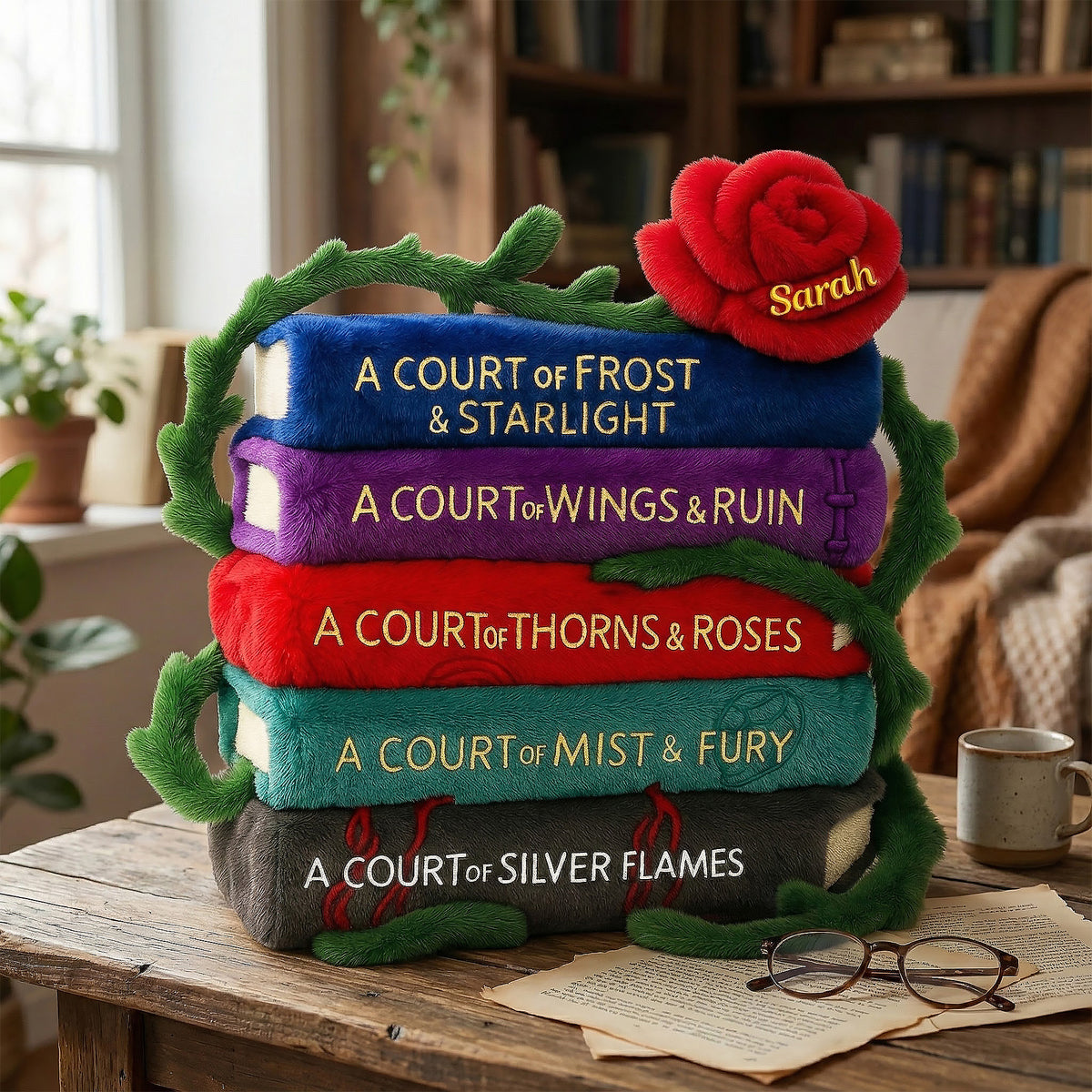 Book Series Custom Shaped Pillow - Personalized Gifts For Book Lover 04namg031225-Homacus