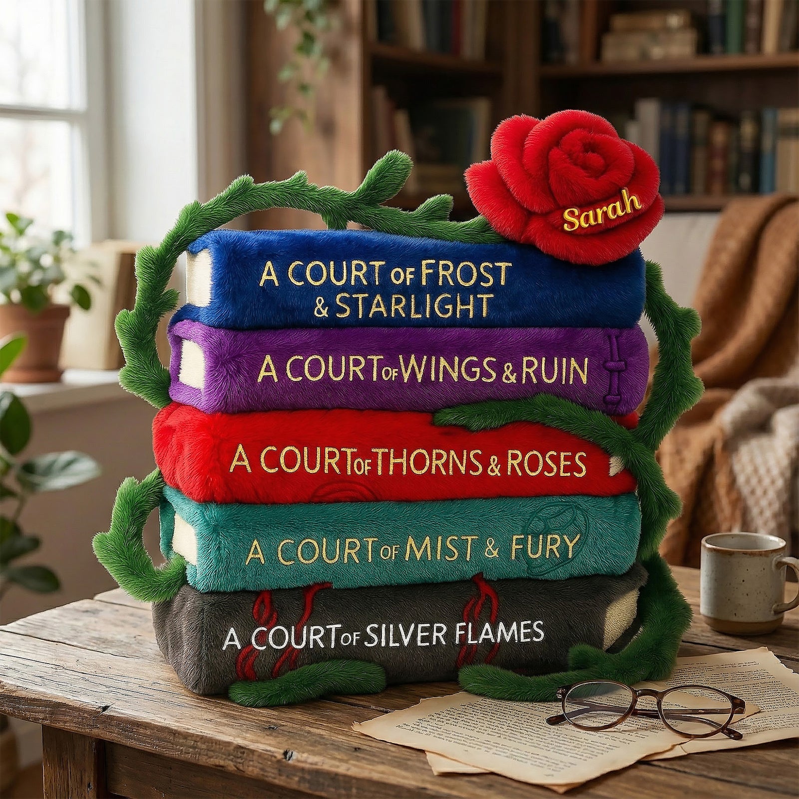 Book Series Custom Shaped Pillow - Personalized Gifts For Book Lover 04namg031225-Homacus