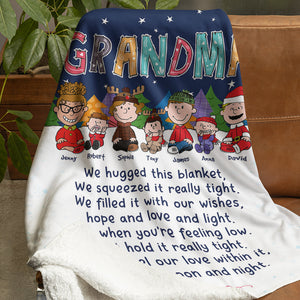 Personalized Gifts For Grandma Christmas Blanket 05KADT251124HH-Homacus