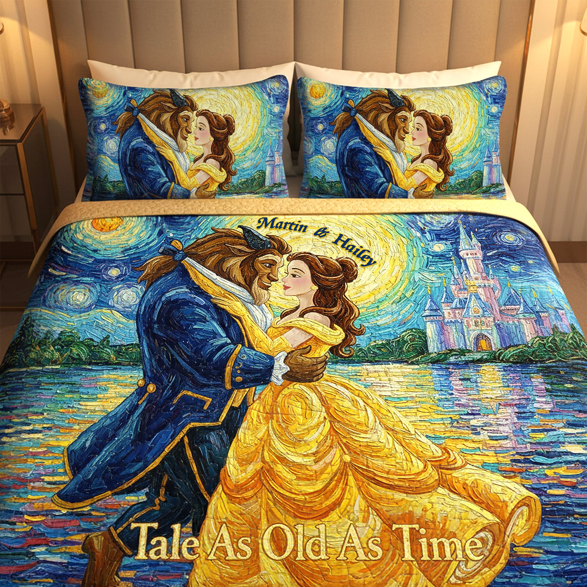 Romantic Couple Quilt Bedding Set - Personalized Gifts For Couples 01KIMG291125-Homacus