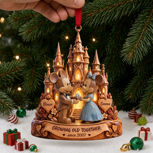 Forever By Your Side Christmas Ornament - Personalized Gifts For Couple 06QHLU180926