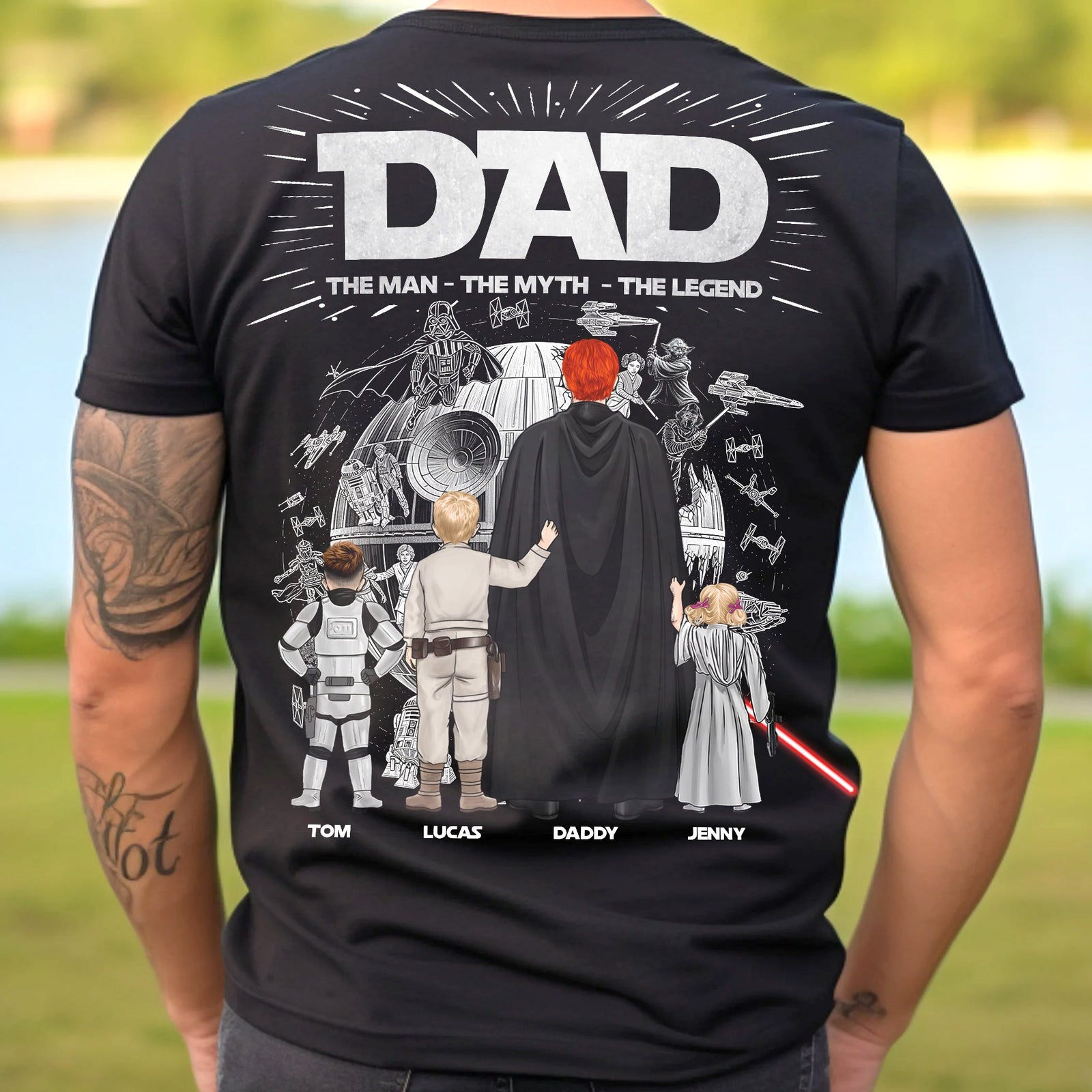 Galactic Legend Dad Shirt - Personalized Gifts For Dad 02QHTN270525HHHG-Homacus
