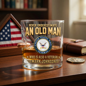 Bullet Round Glass - Personalized Gifts For Veterans 05tyqn120626