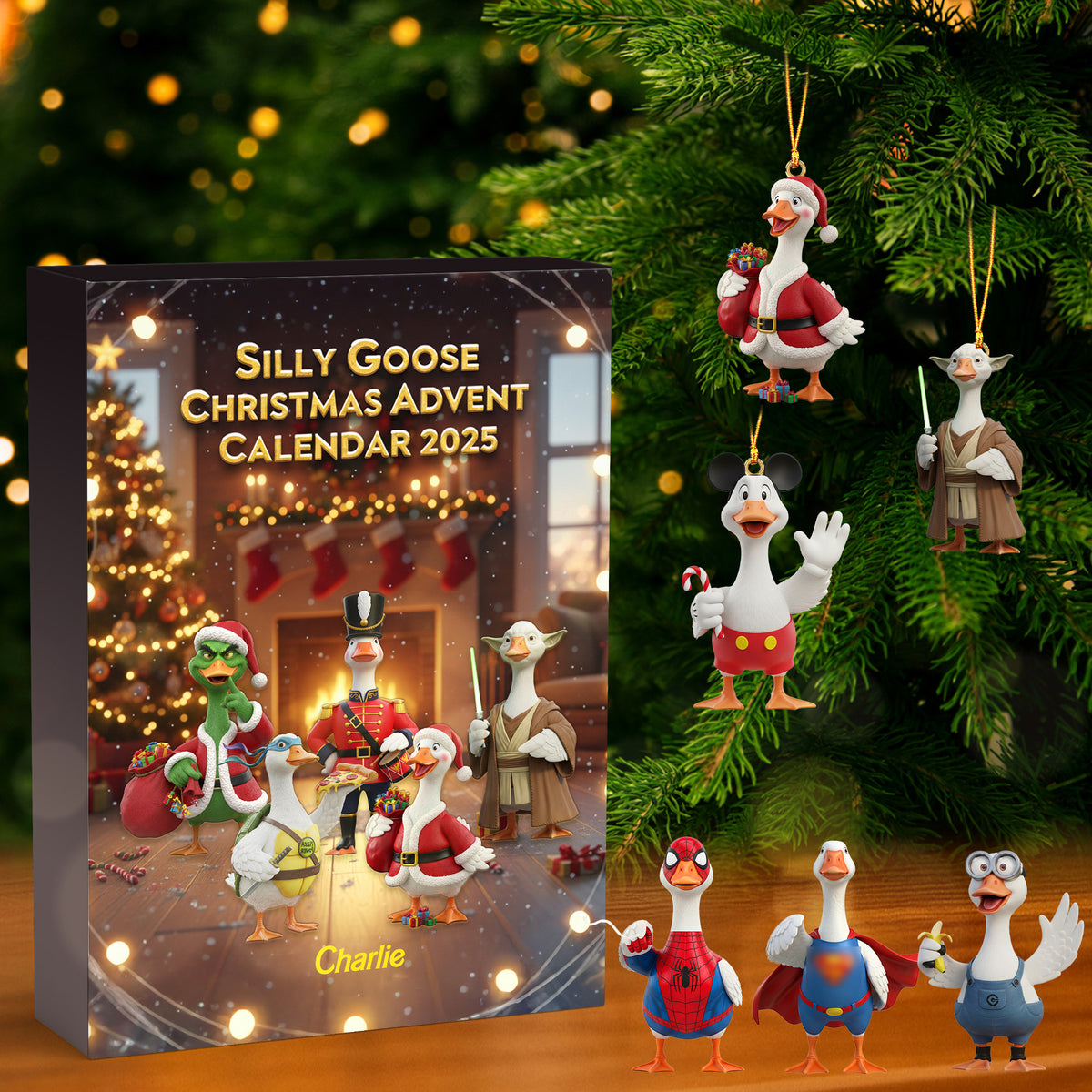 Funny Costume Animal Christmas Advent Calendar Blind Box - Personalized Gifts 03namg121125-Homacus