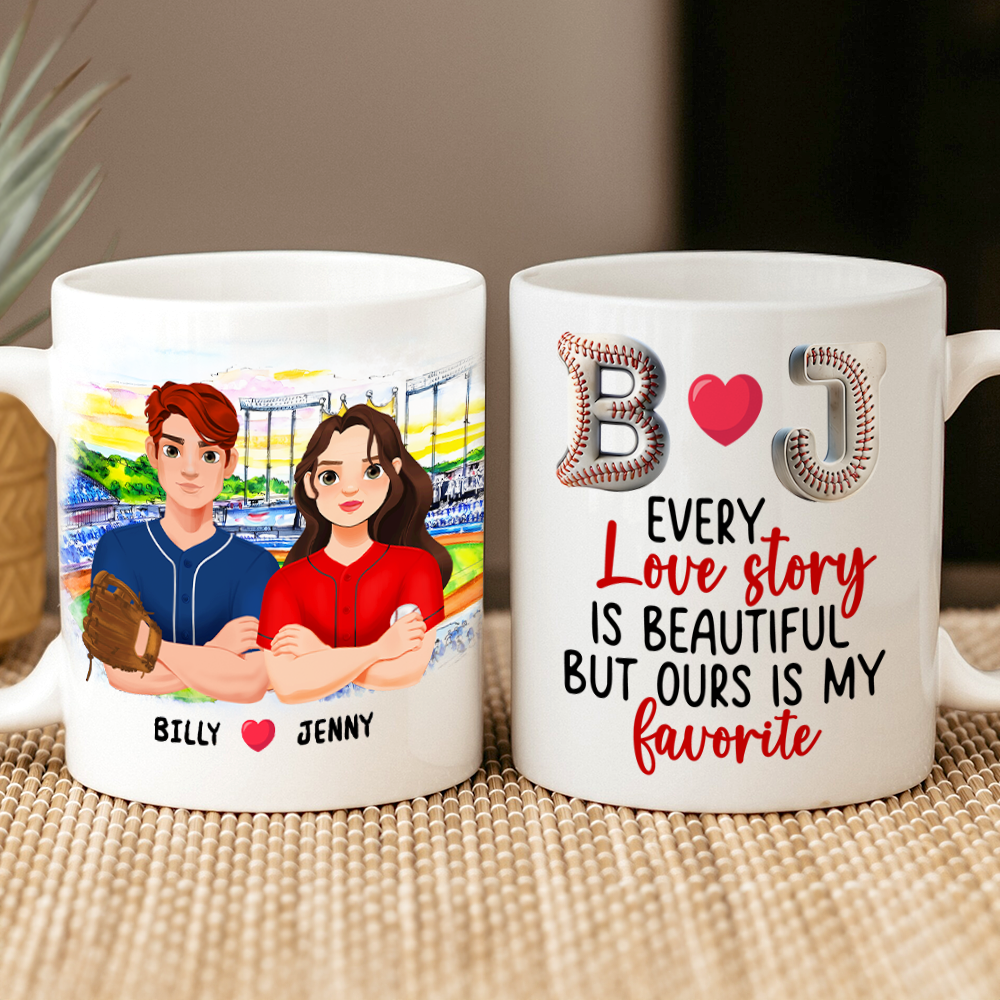 Personalized Gifts For Baseball Lover Couple Coffee Mug 01xqpu171024hg-Homacus