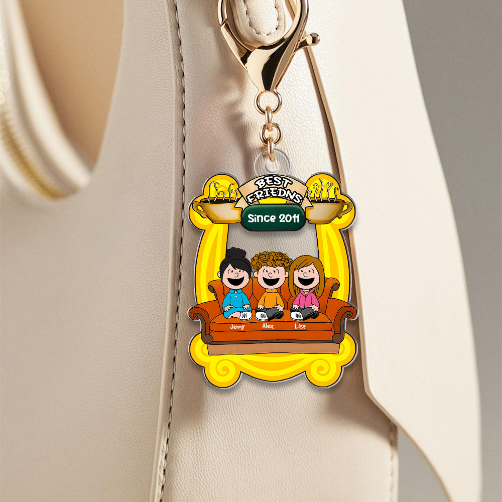 Personalized Gifts For Friends Keychain Best Friends 01OHMH270225HH-Homacus