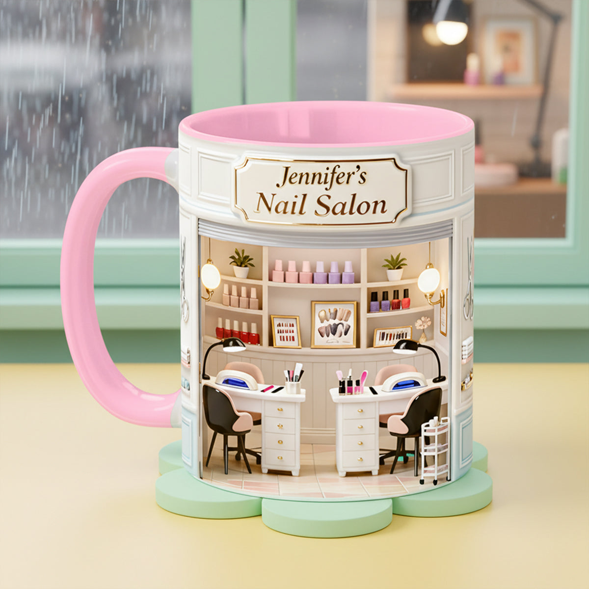 Nail Salon Coffee Accent Mug - Personalized Gifts Her 01nata240126-Homacus