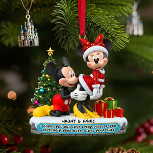 Couple Ornament - Personalized Gifts For Couple Christmas Ornament 06OHLU120925-Homacus