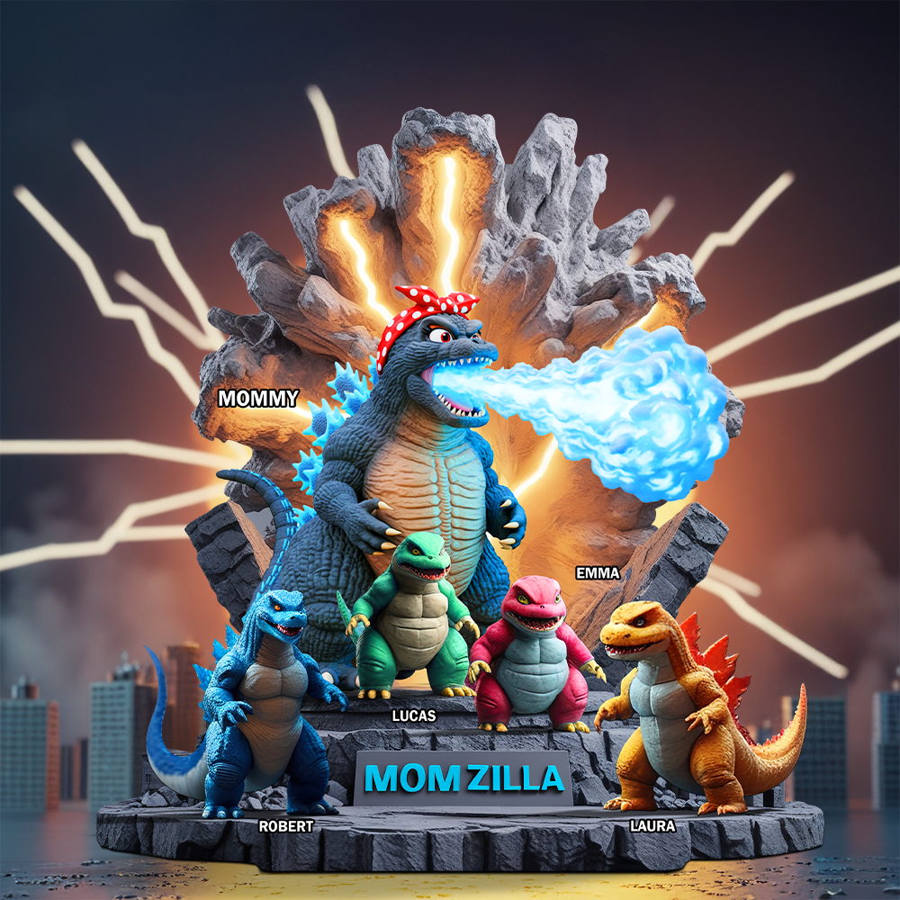 Power Mom Acrylic Plaque - Personalized Christmas Gifts For Mom 02QHPU150425-Homacus