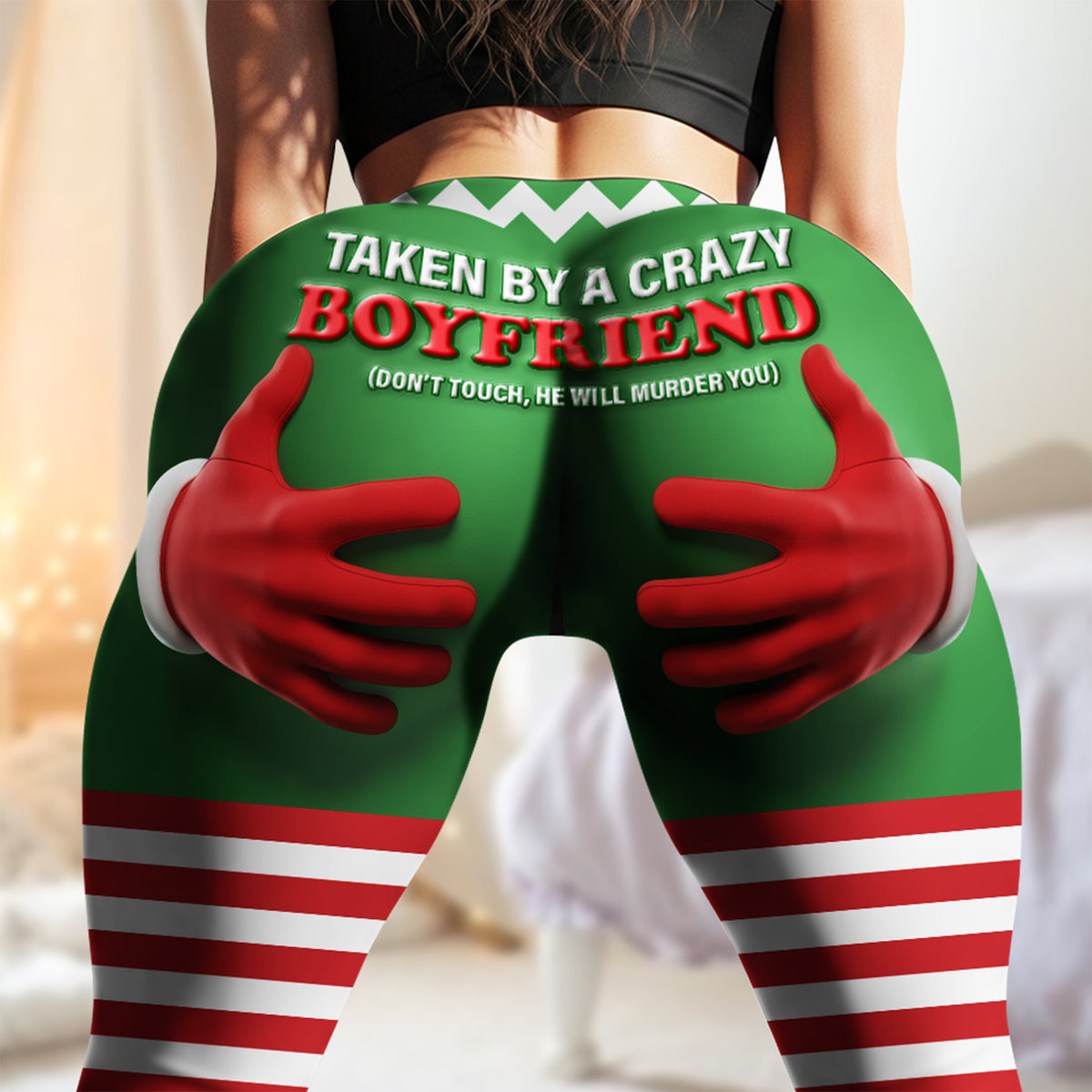 Naughty Santa Hands Leggings - Personalized Christmas Gifts For Her 05naqn161025-Homacus