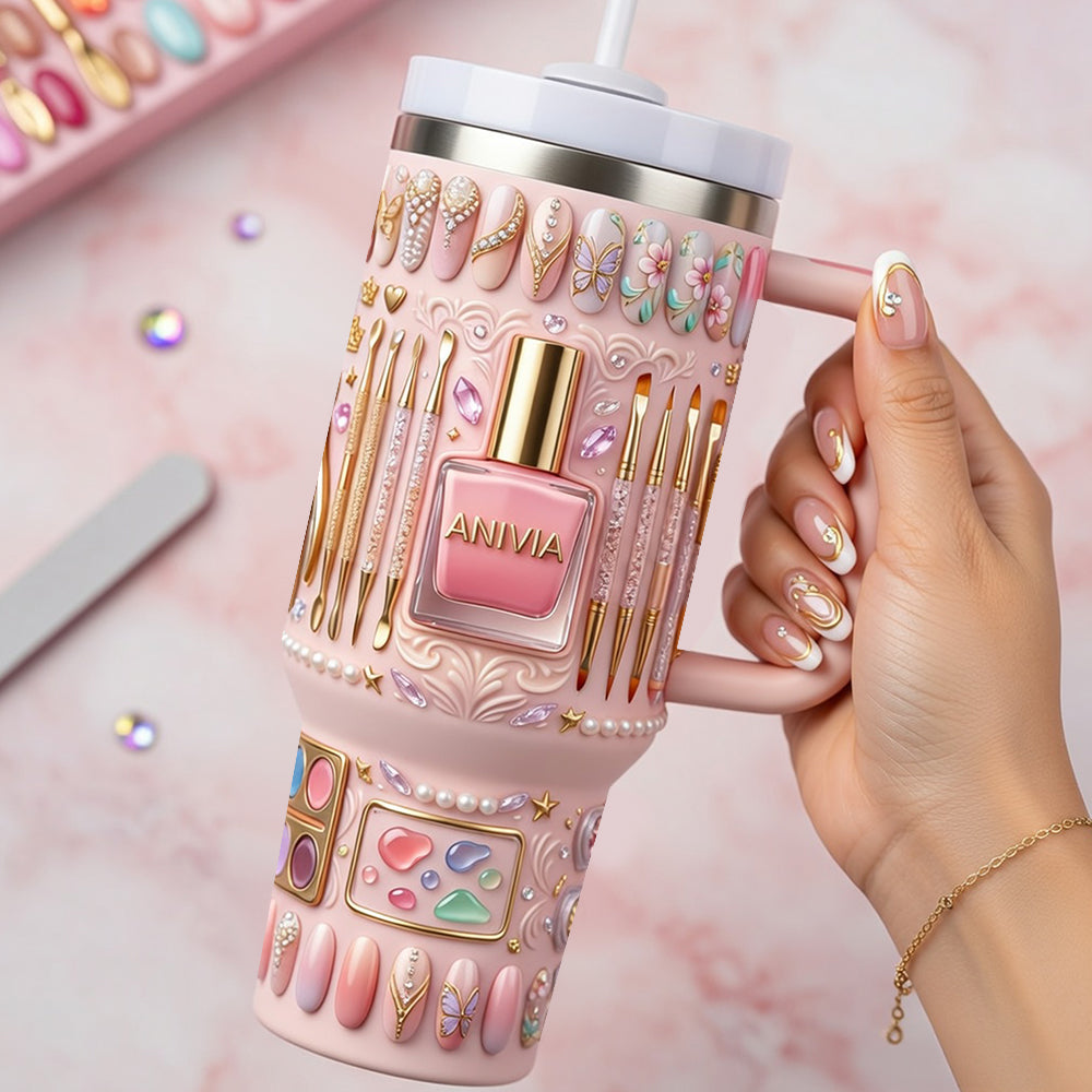 Nail Artist 40oz Tumbler - Personalized Gifts For Her 03PADT060426-Homacus