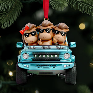 Cool Off-Road Bucking Gang Acrylic Ornament - Personalized Gifts For Off-road Lovers 01QHLU291025-Homacus