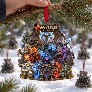 Spellcaster Christmas Ornament - Personalized Gifts For Game Lovers 05nalu180926