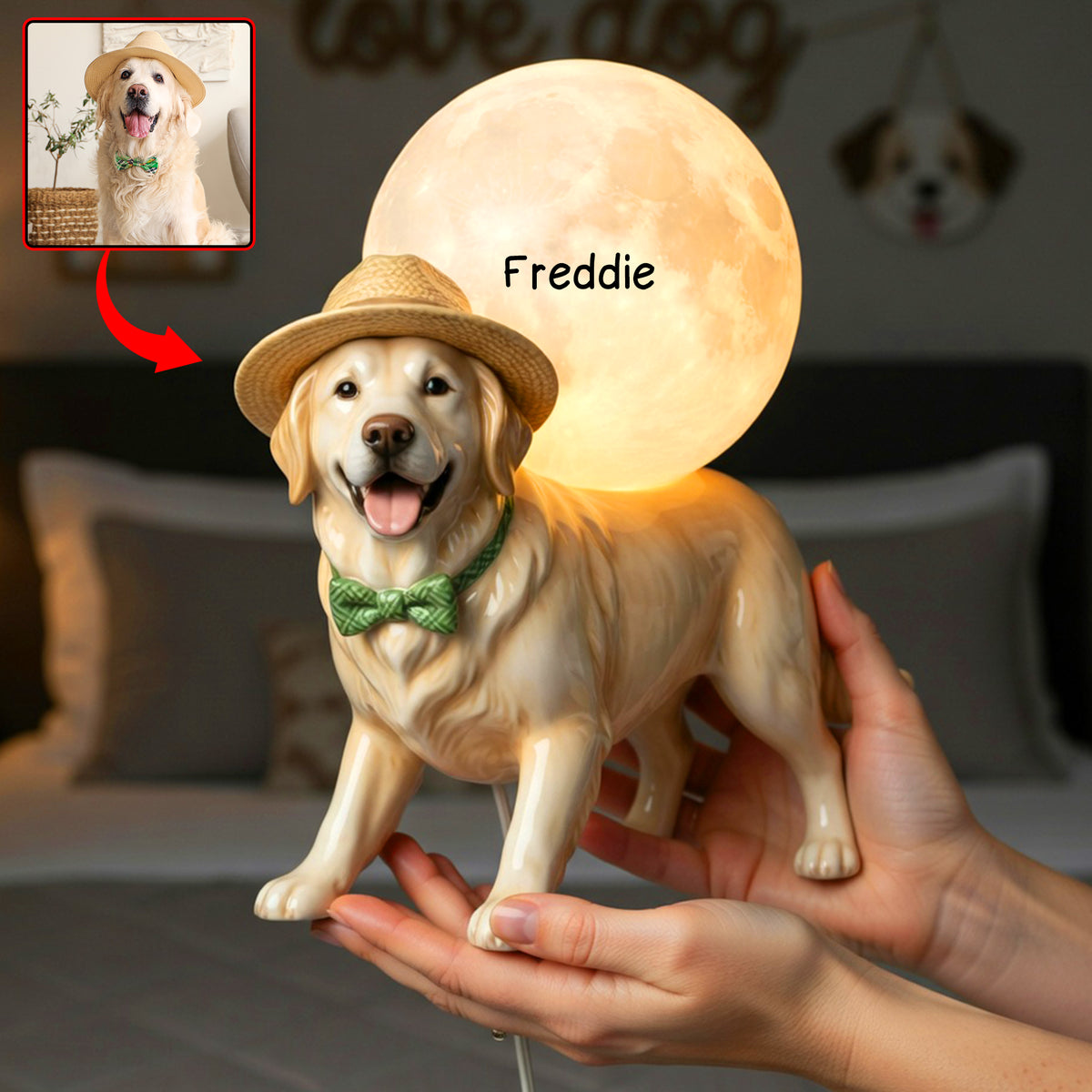 Dog Moon Light Box - Custom Photo Gifts For Dog Lovers 03naqn020426-Homacus