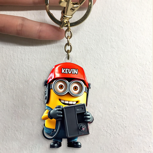 Personalized Gifts For Welder Keychain, Funny Cartoon Character 01tgpu041224-Homacus