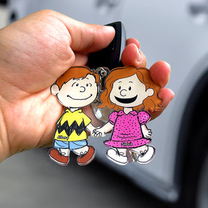 Personalized Gifts For Couple Keychain 06qhqn130624hh-Homacus